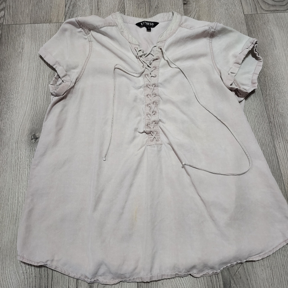 Express blush pink top